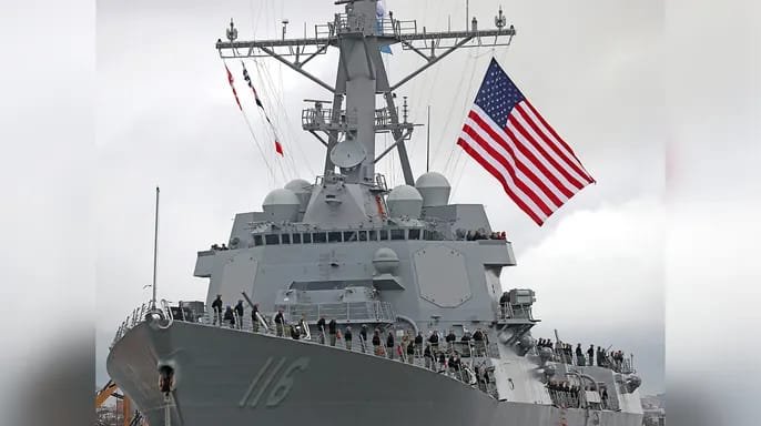 U.S. Warship Shoots Down a Drone Fired From Yemen