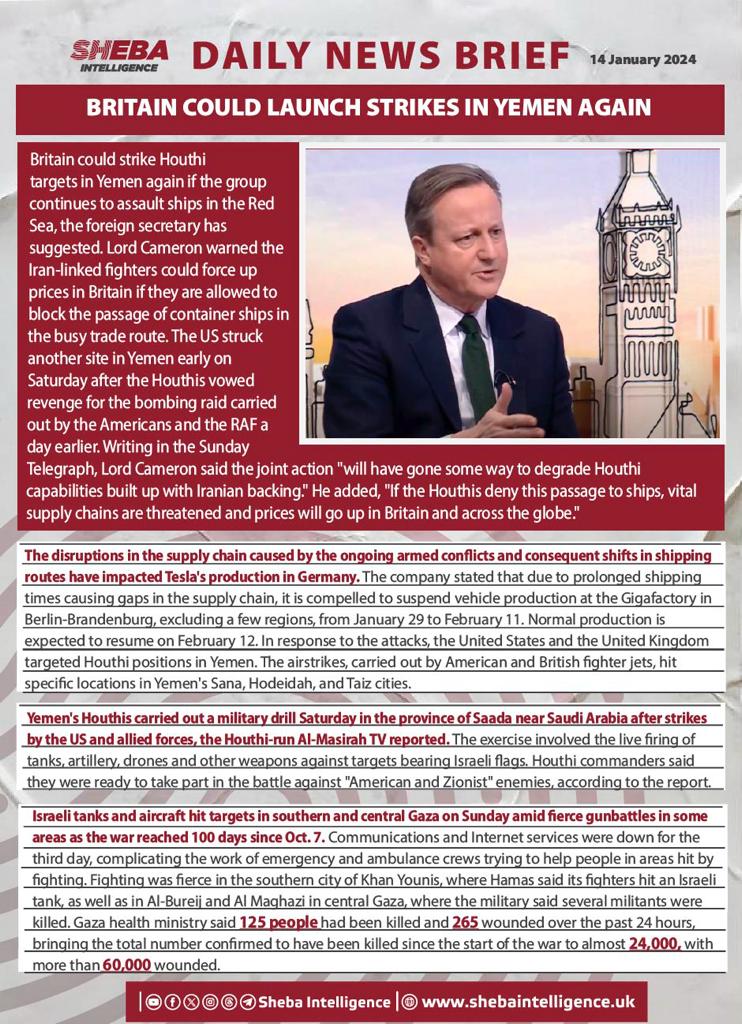 Britain Could Launch Strikes in Yemen Again