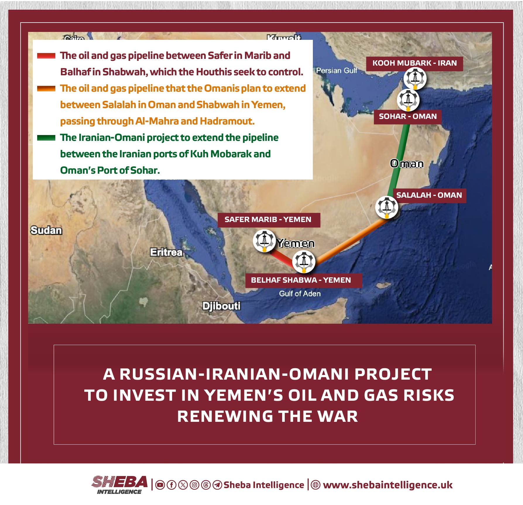 A Russian-Iranian-Omani Project to Invest in Yemen's Oil and Gas Risks Renewing the War