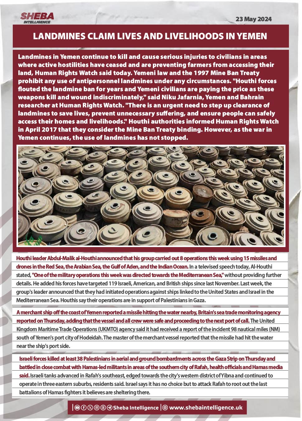 Landmines Claim Lives and Livelihoods in Yemen