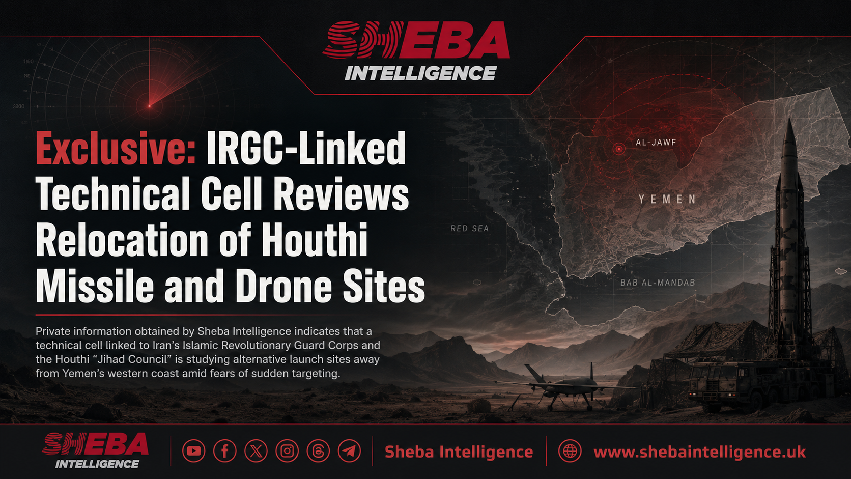 Exclusive: IRGC-Linked Technical Cell Reviews Relocation of Houthi Missile and Drone Sites