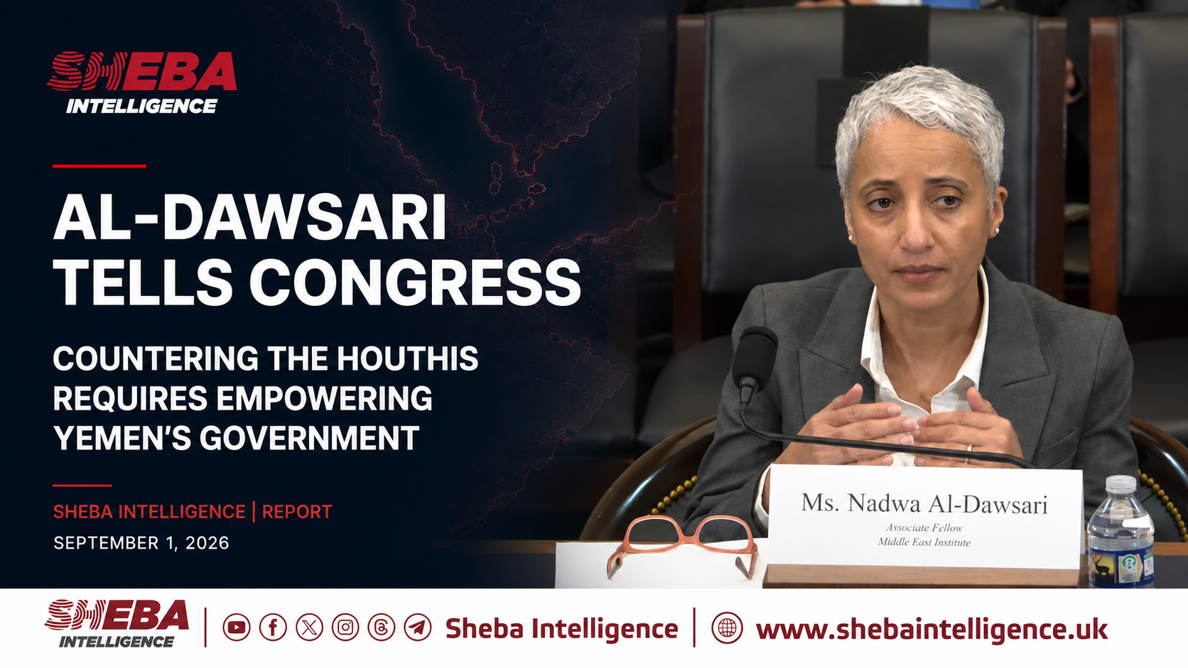 Al-Dawsari Tells Congress: Countering the Houthis Requires Empowering Yemen’s Government