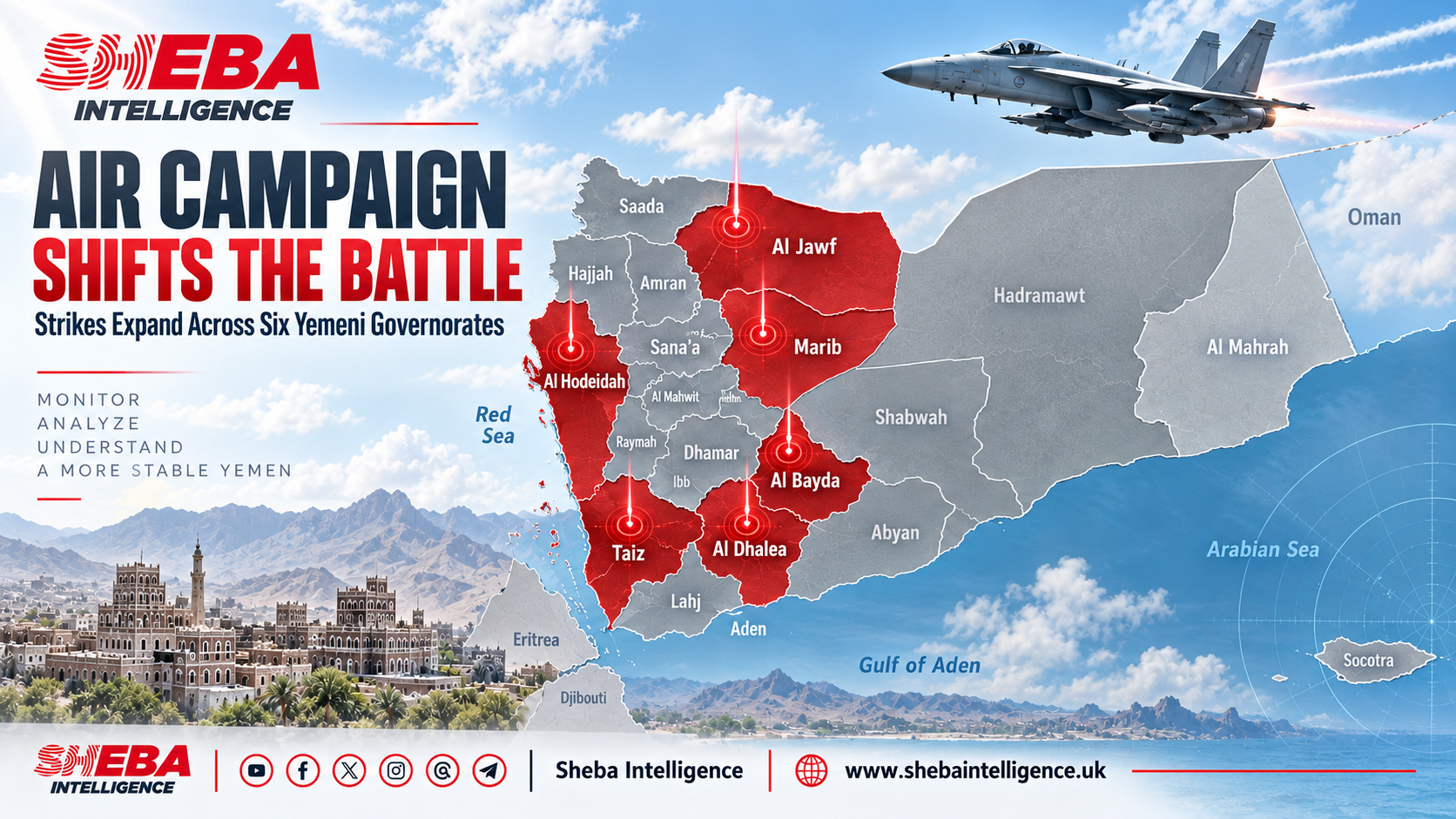 Expanded Air Campaign Halts Houthi Advance and Shifts Pressure to Rear Bases