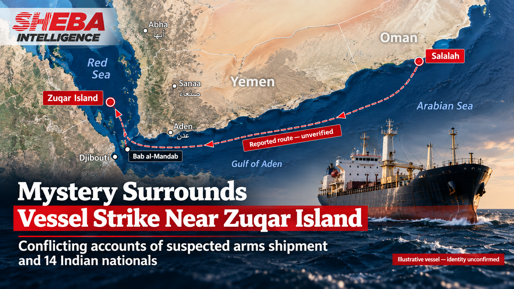 Mystery Surrounds Vessel Strike Near Zuqar Island Amid Previous Suspicions of Indian Involvement in Houthi Support Networks